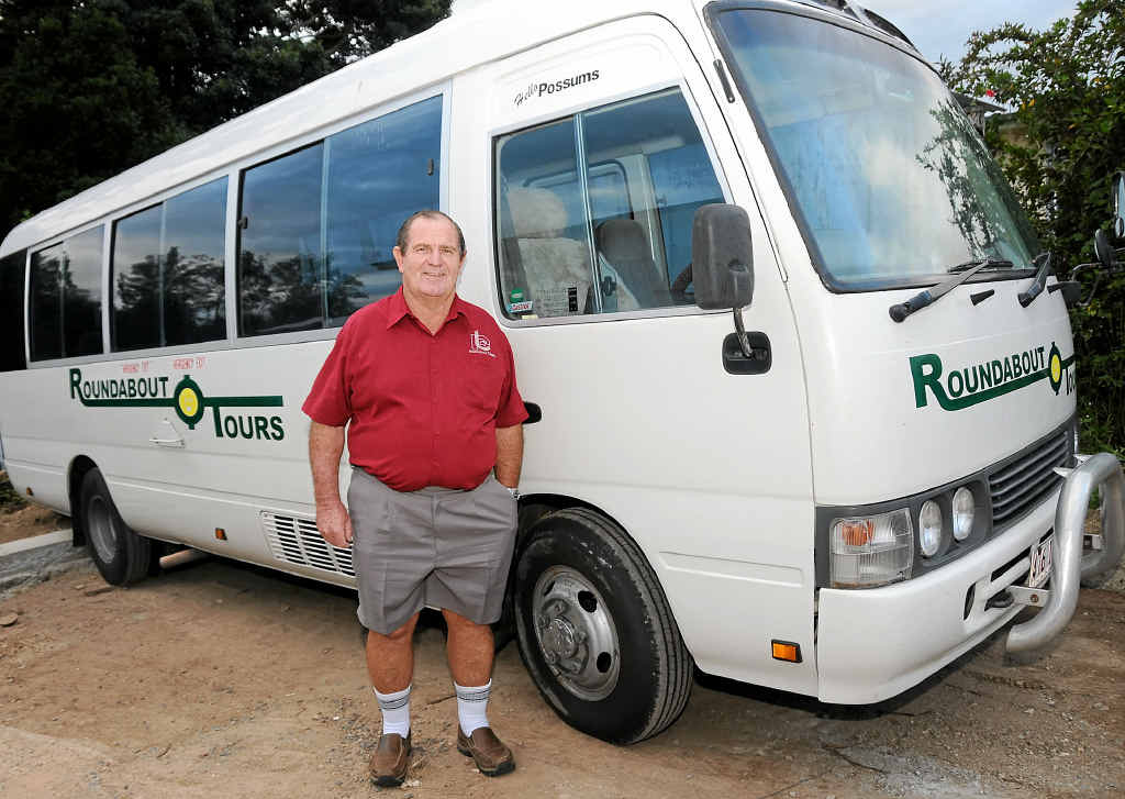 LET’S HIT THE ROAD: Clive Sandison of Roundabout Tours and Charters is achieving his dream of helping others see the country. LET’S HIT THE ROAD: Clive Sandison of Roundabout Tours and Charters is achieving his dream of helping others see the country.